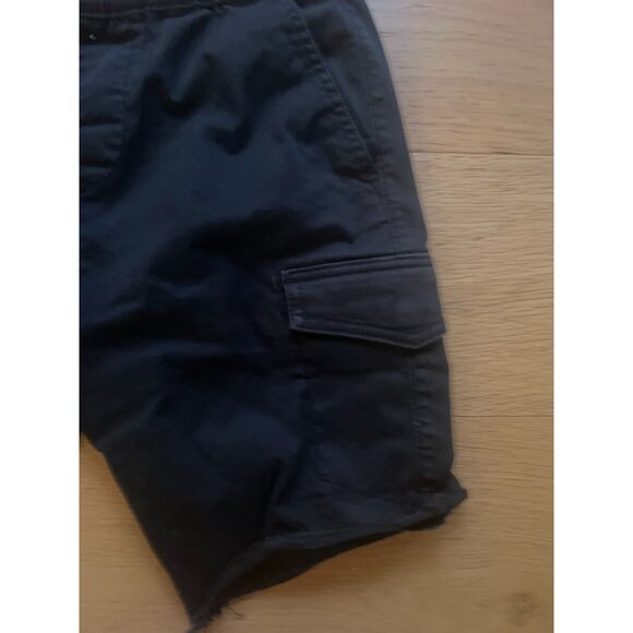 Hollister Shorts Men's XS Advanced Stretch Pull On Raw Hem Jogger 9 Black - Picture 5 of 9